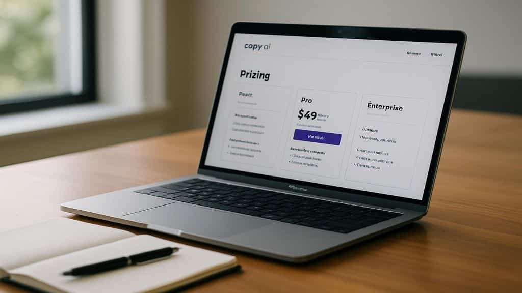 Offres tarifaires et options d'abonnement de CopyAI
