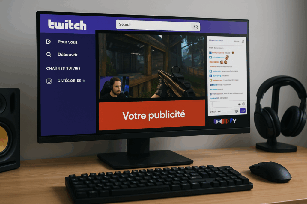 Publicité Twitch