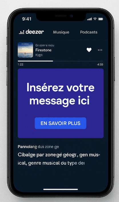 Publicité Deezer